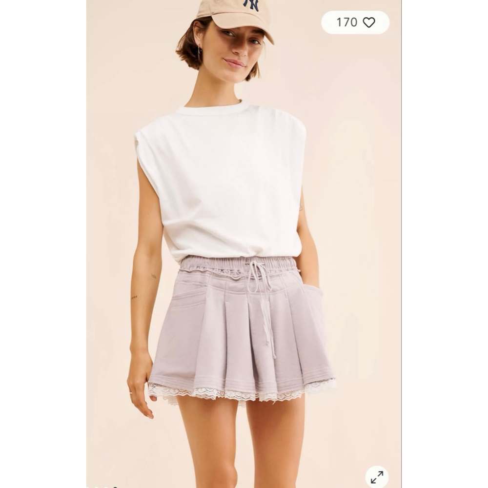 Anthro Daily Practice Goal Line Twofer Mini Dress Size Med EUC $128 Retail